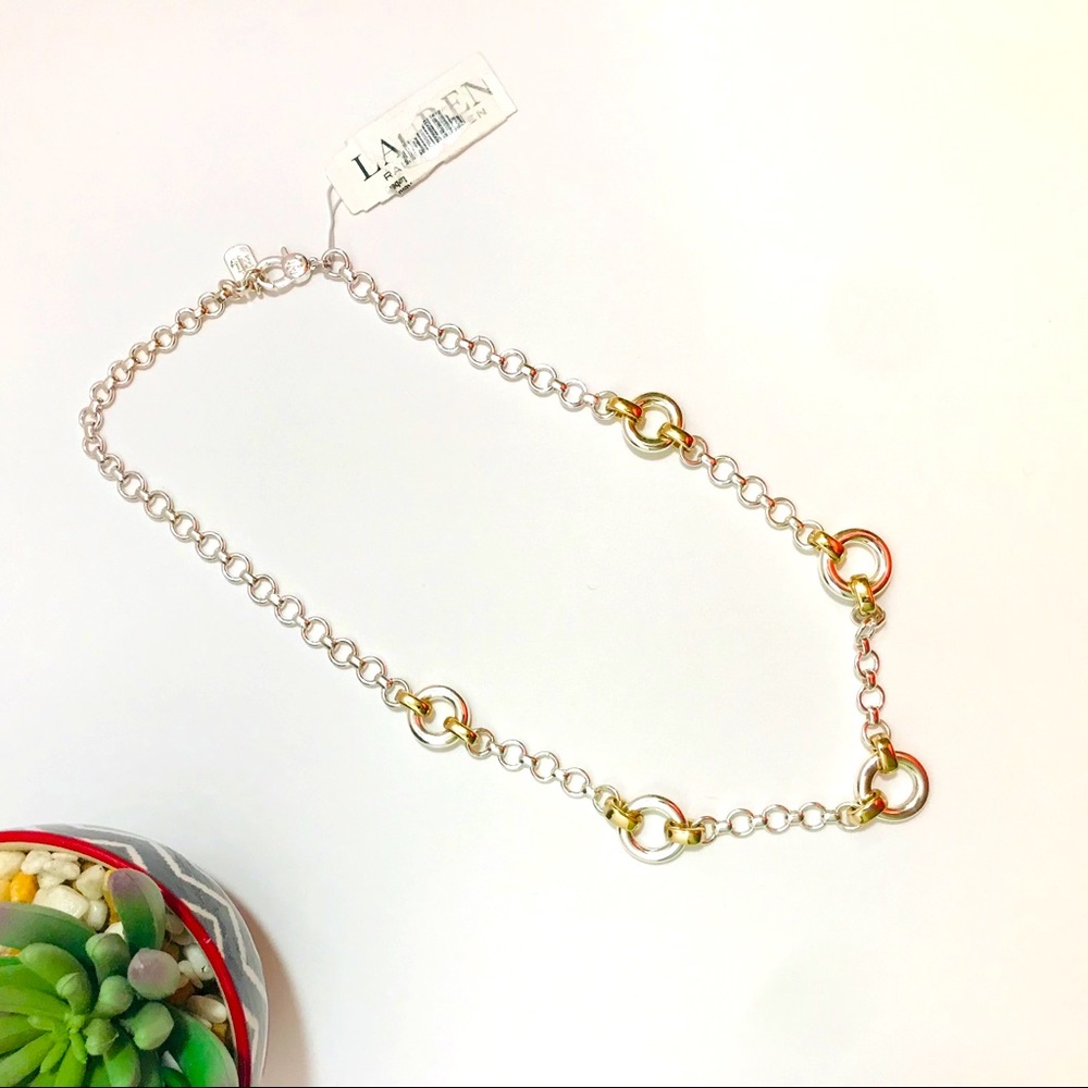 Lauren Ralph Lauren Two Tone Necklace NWT
